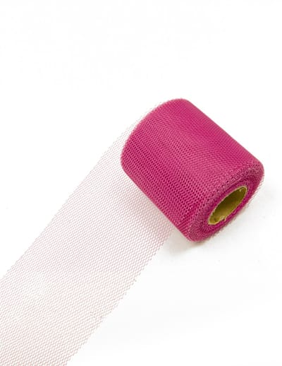 HOBI - Fuchsia roze rol tule
