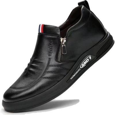 Heren Leren Schoenen Nieuwe Ademende Trend Mode Zakelijk Formele Kleding Heren Middelbare Leeftijd Grote Maat Schoenen Casual Herenschoenen 43