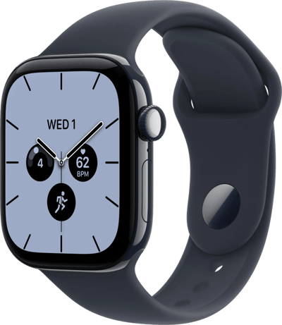 Apple Watch Series 12 Cellular 42mm Keramiek Nachtblauw Sportband M/L