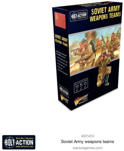 Soviet army weapons teams (Bolt action nieuw)