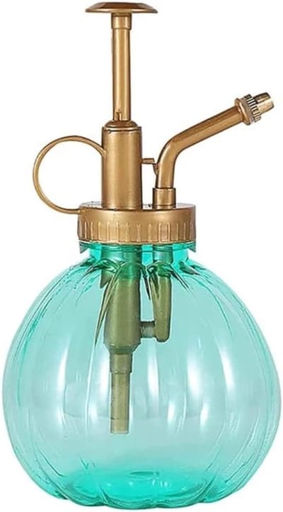 Gieter Sproeier Vintage Gieter Voor Kamerplanten Met Toppomp Tuingieter Voor Kamerplanten Spuitfles Gieters (Blue : Ye?il, Size : 9 * 16cm)