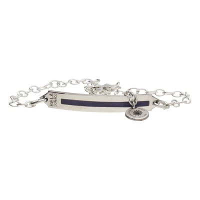Bela Donaco Armbandje Art Deco / Resin Art W5 – Paars – Sterling Zilver