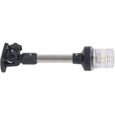 9in Wit LED Neerklapbaar Boot Hek Navigatielicht IP66 Waterdicht Boot Ankerlicht 12V 24VDC gray