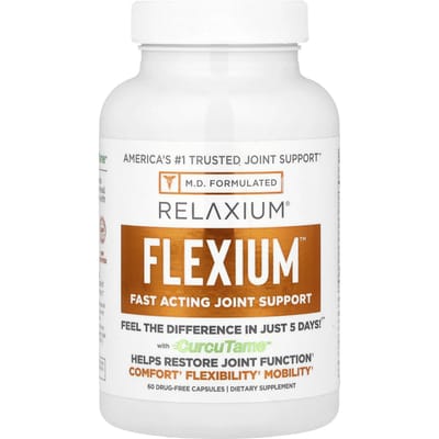 Flexium®, Curcutame™, 60 Capsules, Niet Verslavend