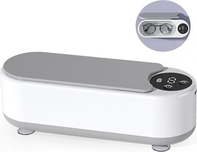 Ultrasoon Reiniger - Ultrasonic Cleaner - Reinigingsapparaat voor Sieraden en Brillen - 360º - ultrasoon apparaat voor brillen, horloges, sieraden, kunstgebitten, plastic