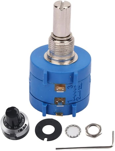 Precisie Multiturn Potentiometer 10K Ohm Koolstoffilm voor Elektronische Instrumenten