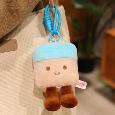Trousse à Crayons 1320cm Papeterie Peluche Jouet Humanoïde Peluche Kawaii Gomme Règle Pendentif Poupée Avec Boucle Peluche Décoration Pour Sac