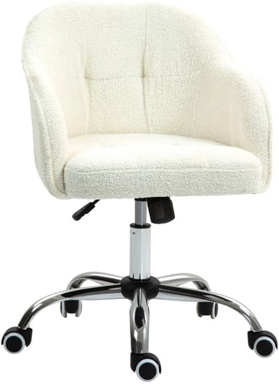 Teddy stoel - Fauteuil - Relaxzetel - Relaxstoel - Relaxfauteuil - Stoel - Met armleuning - Voor één Persoon - Cremewit