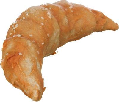 Kauwsnack Hond Trixie Denta Fun - Croissant 11cm, Runderhuid met Kip - Glutenvrij, 50 st