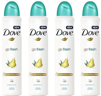 Dove Deo Spray XL - Go Fresh Peer & Aloe Vera - Voordeelverpakking 4 x 250 ml