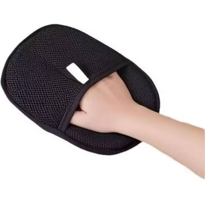 Harenverwijderaar voor huisdieren Draagbaar Wasbaar Kleding Haren Ontklit Handschoenen Huisdierreinigingsproducten Huisdieraccessoires zwart