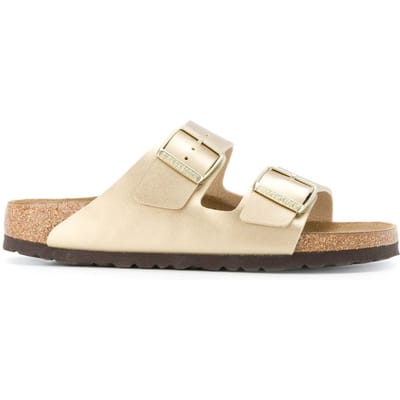 Birkenstock Arizona Dames Slippers - Dames - Goud - Maat 35