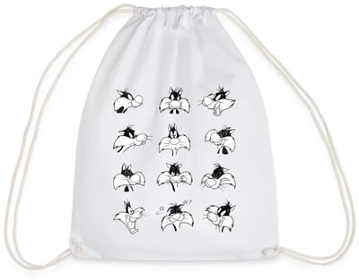 Looney Tunes Sylvester Facial Expressions Gymtas