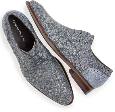 Floris van Bommel Veterschoenen blauw