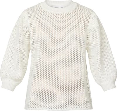 SISTERS POINT Hava-pu Dames Trui - Cream - Maat XS