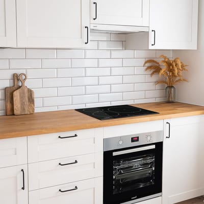 Inbouwinductiekookplaat 60 cm Zwart met Touchbediening en Timer