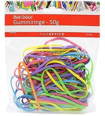 Rubber Bandjes - Verschillende Kleuren (50g / ca. 100 Stuks)