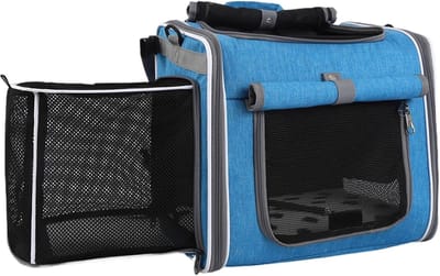 Hondenfietsmand - Huisdierdrager Fiets - Huisdieren Vervoeren - Geventileerd Comfort - 1.89 kg - Enkele Attribuut