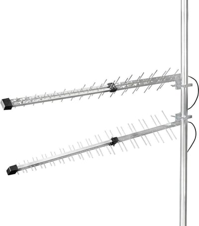 Nedis 5G / 4G / 3G Antenne - 5G - Buiten - 698 - 3800 MHz - Versterking: 15 dB - 0.30 m - Zilver