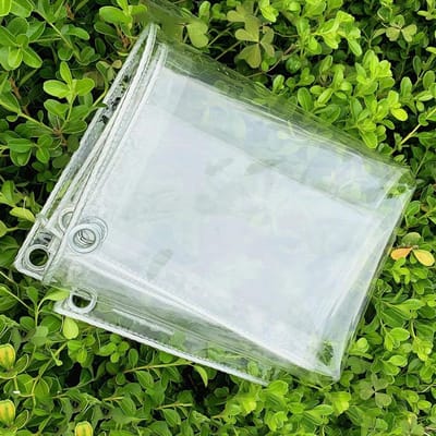 Afdekzeil - Transparant Zeil - Bescherming Buiten - Waterdicht PVC - 19 x 19 m - Transparant