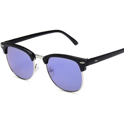 Gepolariseerde zonnebril voor heren en dames Semi-randloos Designer Oog Zonnebril Klassieke Stijl UV400 Bescherming As Picture gray