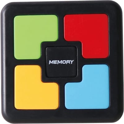 Machine de jeu de mémoire éducative Montessori pour enfants avec lumières et sons Jouet Jeu interactif Jeu d'entraînement de la mémoire Jouets puzzle amusants