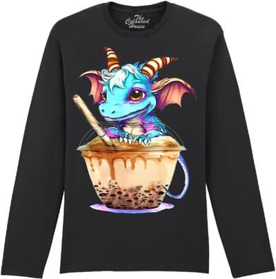 Draak Boba Tea Dragon The Coloured House Longsleeve T-shirt XXL