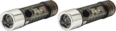 LED's Work mini zaklampen led oplaadbaar 120 - Duopack - 6 lichtstanden - Zwart