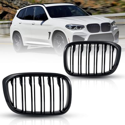 Sportieve Dubbele Radiatorgrille Zwart voor BMW X3 G01 en X4 G02 (2018-2021)