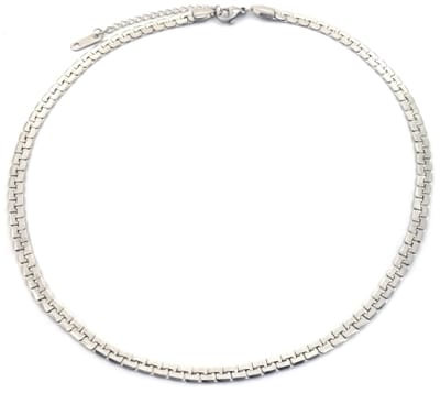 Ketting met Schakels - RVS - Lengte 39-44 cm - Zilverkleurig