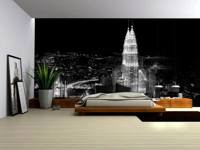 City Skyline Photo Wallcovering