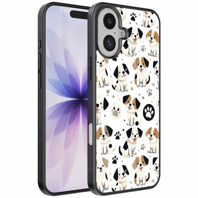 Geschikt voor iPhone 17 Telefoonhoesje met honden opdruk - TPU backcover case dog design - Smartphonica geschikt voor iPhone 17