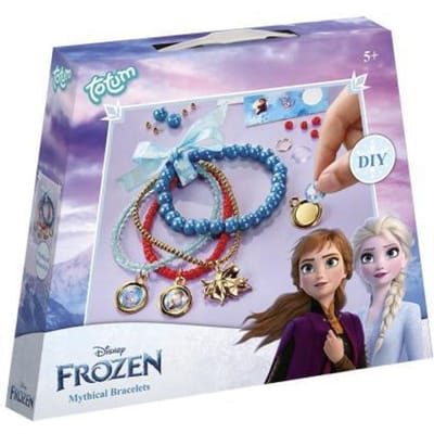 Disney Frozen luxe kralen bedel armbandjes maken speelgoed meisjes vanaf 5 jaar - Totum sieraden maken met Anna Elsa prinsessen - cadeautip knutselen
