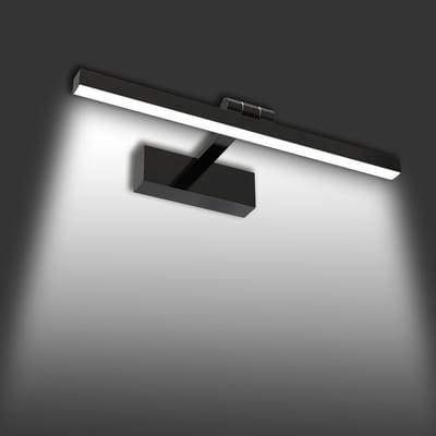 Spiegelverlichting Badkamer - 40cm Breed - Spiegel Lamp - Badkamer 10W - Koudwit LED - Spiegelkast Verlichting - IP44 Waterdicht - Wandlamp - Kastverlichting - Badlamp J01 - Met 180° Rotatie - NAIZY