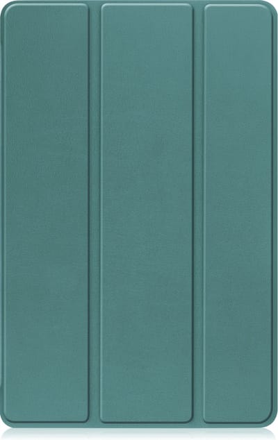 Hoesje - Geschikt voor Lenovo Tab P11 (2e / 2nd Generatie) - Dun & Stevig - Trifold Bookcase - Hard Cover - Hardcover Book Case - Tablet Hoes - Donkergroen