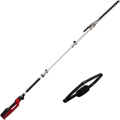 Einhell Elektrische Telescopische Heggenschaar GC-HH 9046 - 900 W - Snoeilengte 41,2 cm - Tandafstand 20 mm - Bereik 1,97 m - Verlengbaar tot 2,60 m - Kantelbaar snoeiopzetstuk