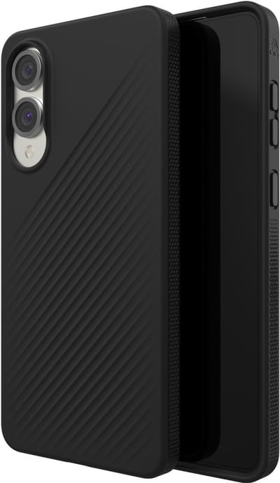 ZAGG Luxe Hoesje Geschikt voor Samsung Galaxy S25 Edge - Grafeen Back Cover - 3M Valbescherming - Zwart