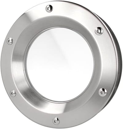 Deur Patrijspoort - Rond Raam - Interieur Verfraaien - Veiligheidsglas - 250 mm Diameter - Helder