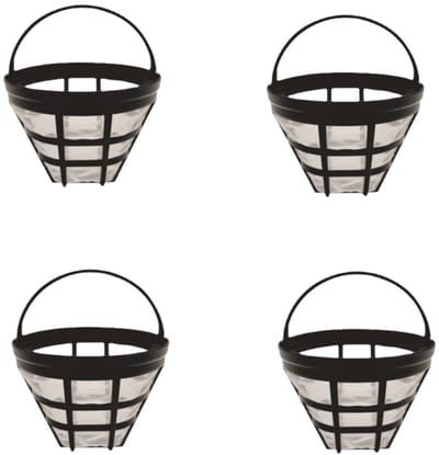 Filter - met handvat - korffilter - geschikt voor Philips koffiemachine HD7751, 7753, 7762, 7761, 7747, 7757 en andere modellen, (4 stuks)