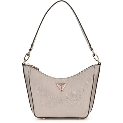 GUESS Schoudertas Eco Gloriana Top Zip Shoulder Bag Pewter Grijs
