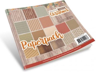 Paperpack - Jeanine's Art - wooden Christmas