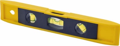 HSXL - Kleine Magnetische Waterpas - 23cm - met 3 Libellen - Magneet aan 1 zijde - BPK