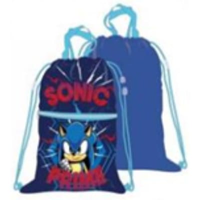 Sonic the Hedgehog Luxe Gymtas – 45x34,5 cm – Met Voorvak en Trekkoord