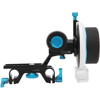 FOTGA DP500III DSLR Camera Follow Focus met Tandring Riem voor 15mm Rail Rod Rig black