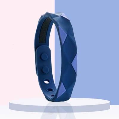 Modieuze Verstelbare Antistatische Armband Siliconen Lichaam Statische Sport Polsband blauw