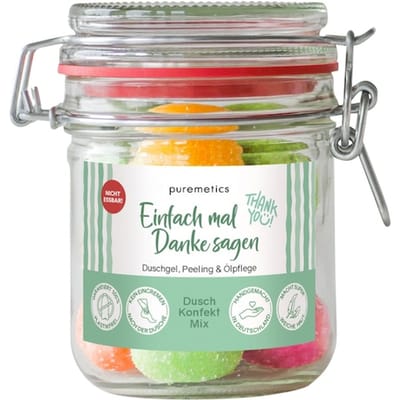 puremetics 3in1 doucheverzorging Snoepgoed voor de douche Bedankje Body foam Dames 200 g