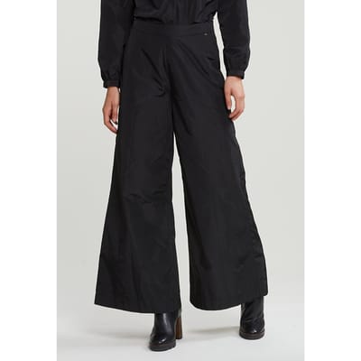 River Woods Taffeta Loose Pants Black Maat: 34 | Wijde Broeken Outlet | Dames | Zwart