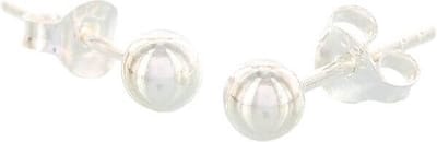 Karma Oorbellen Ball 3 mm Zilver