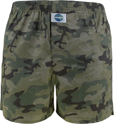 DEAL heren wijde boxershort camouflage groen 192278