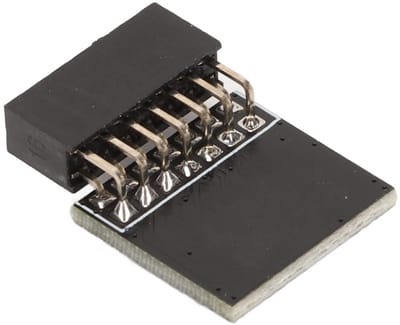 SnelShoppen - TPM2.0 Module 2x7P 14 Pin Beveiligingsmodule met Geheugen, Ondersteunt Meer dan DDR3 voor Z590 B560 H510 Z490 B460 H410 Z390 Z370 B365 B